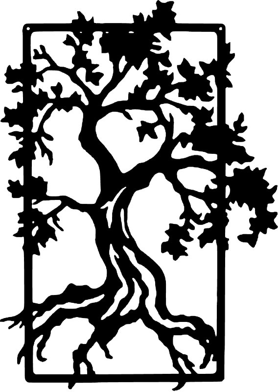 Силуэт из металла