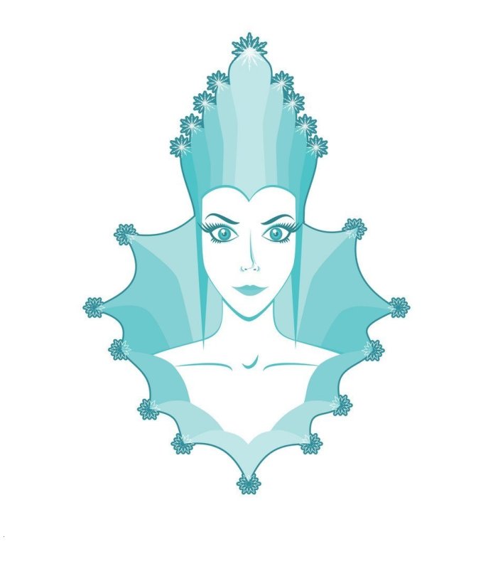 Лицо снежной королевы