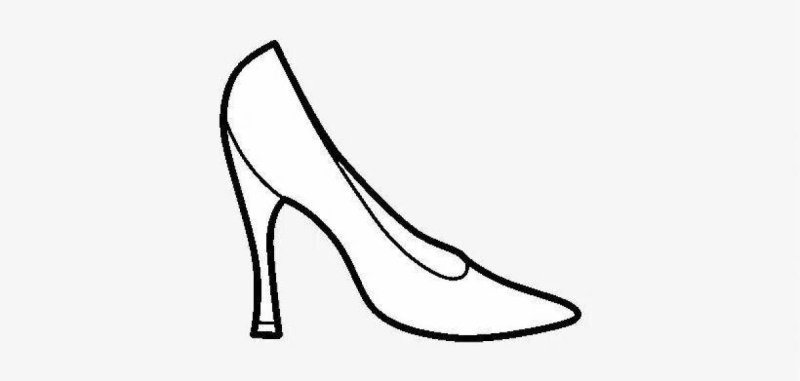 Раскраска туфли