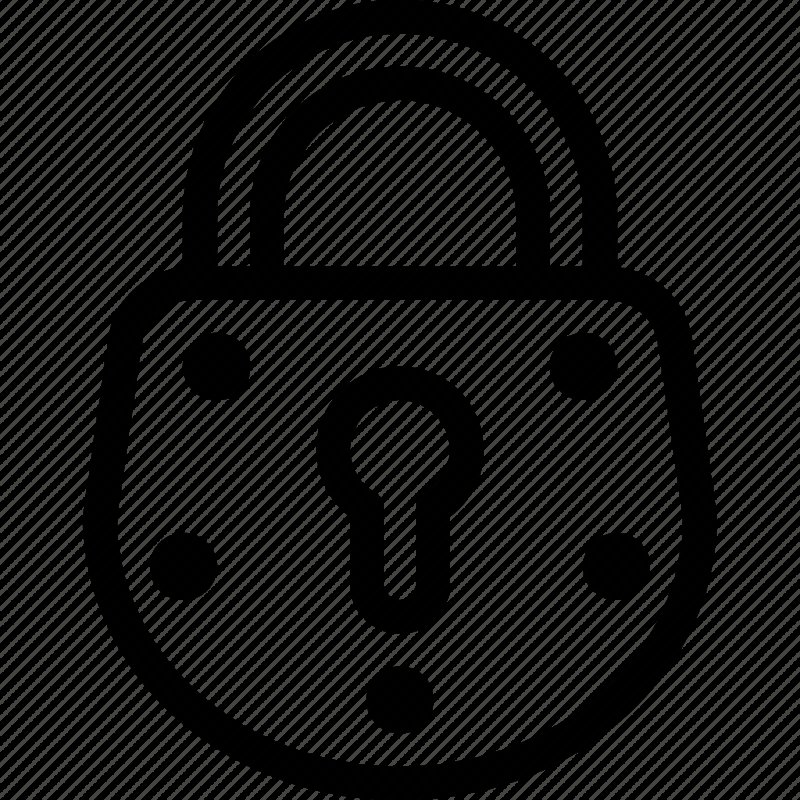 Навесной замок на дверь