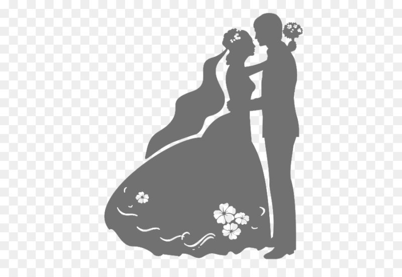 Свадьба силуэт