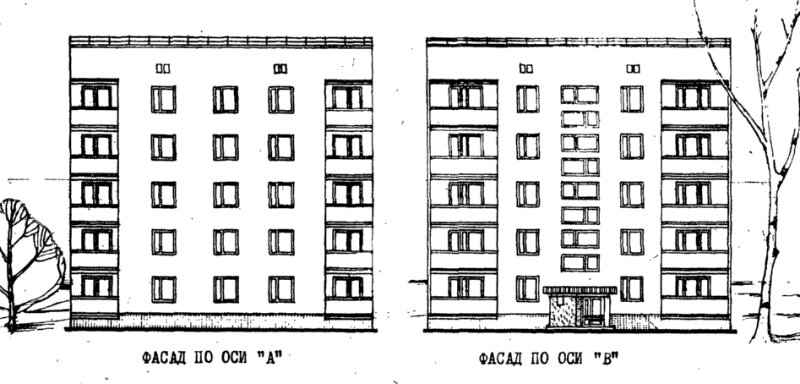 Пятиэтажка рисунок