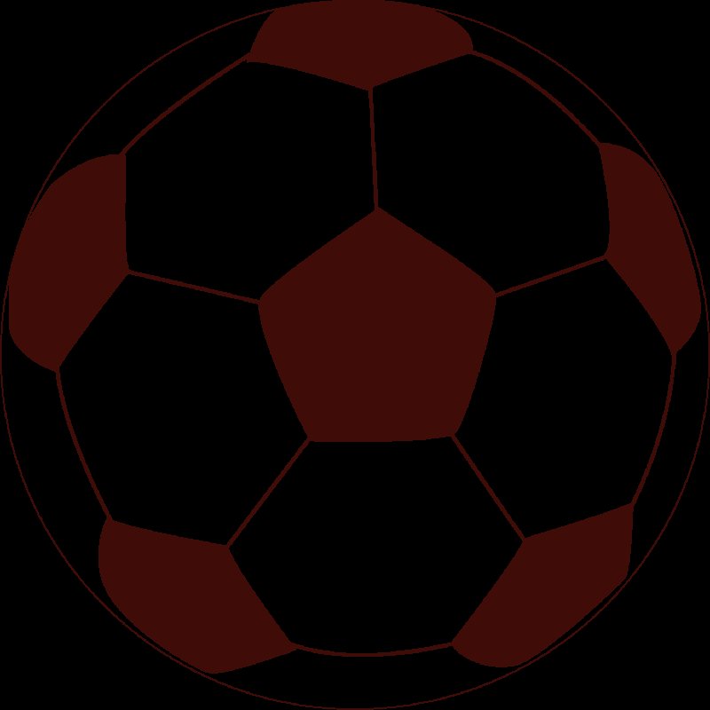 Футбольный мяч трафарет