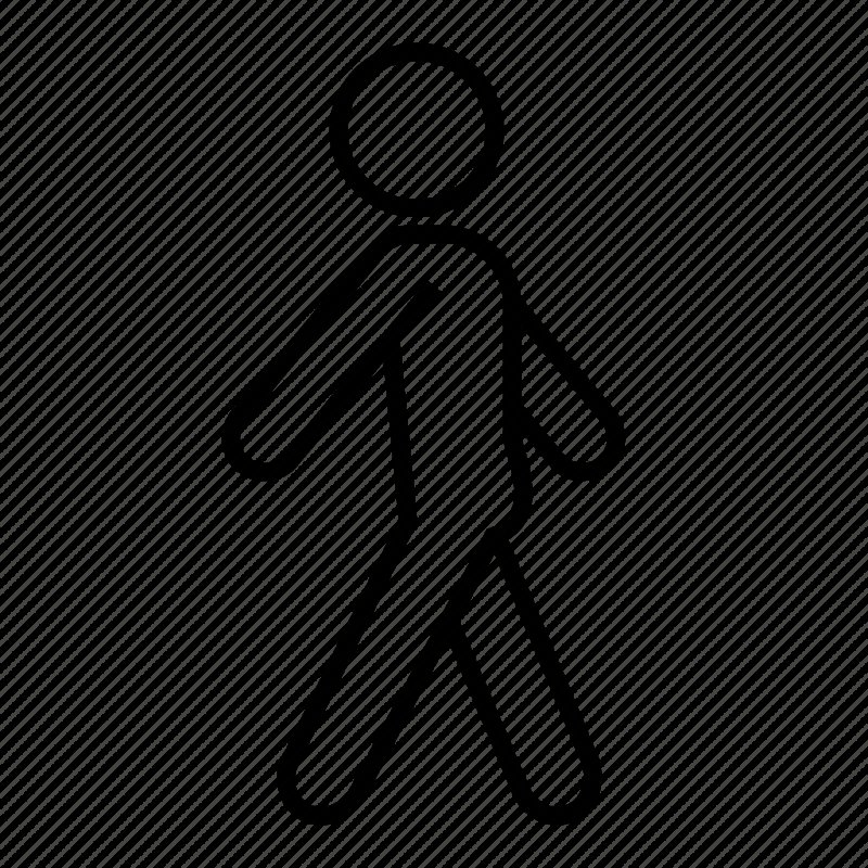 Человек схематично