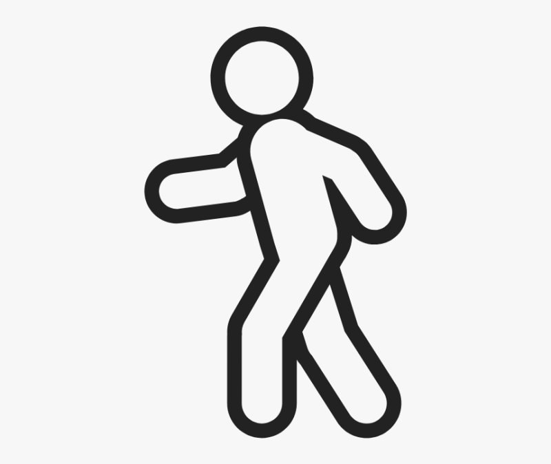 Человечек идет