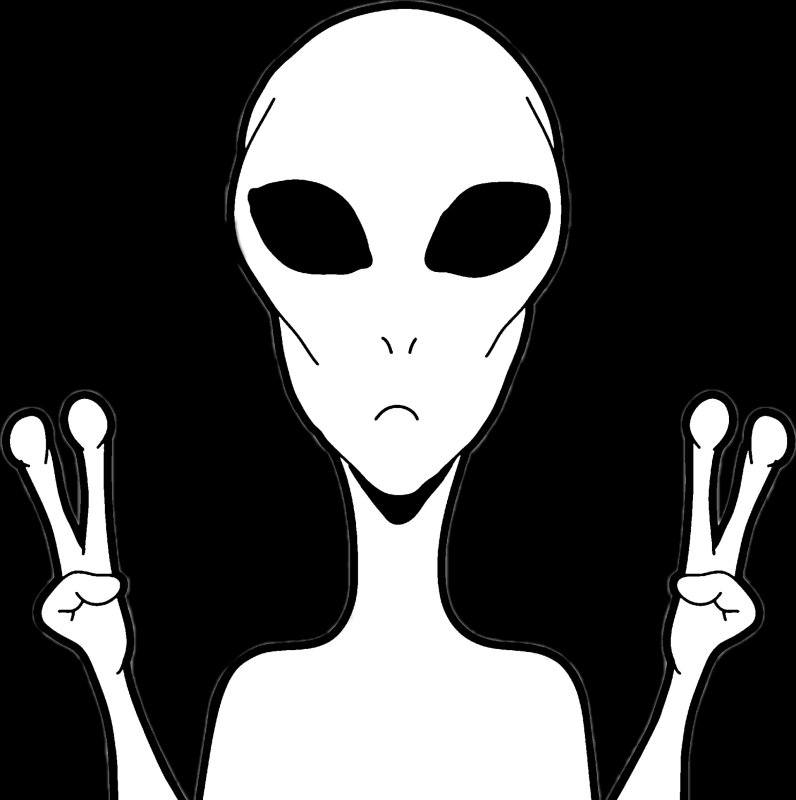 Пришелец эскиз