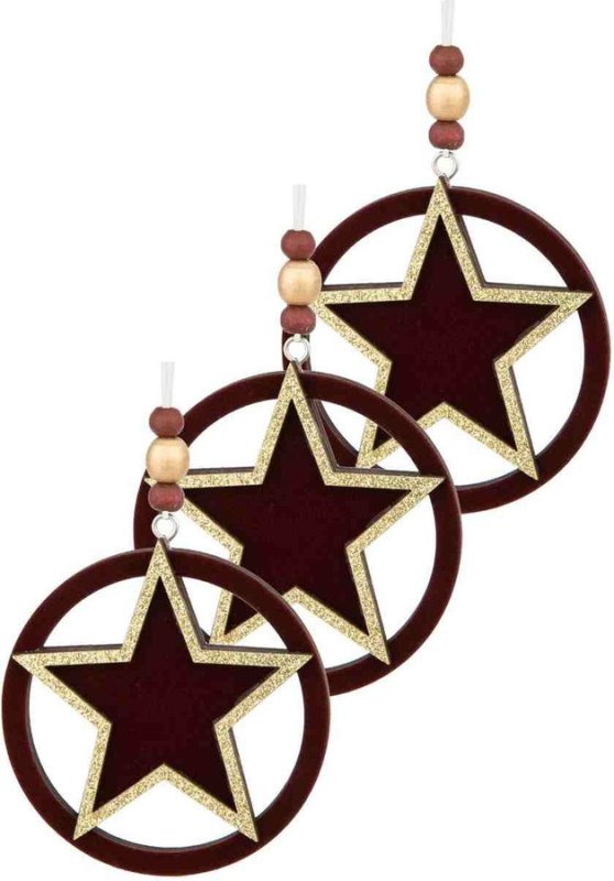 Звезда бордовая