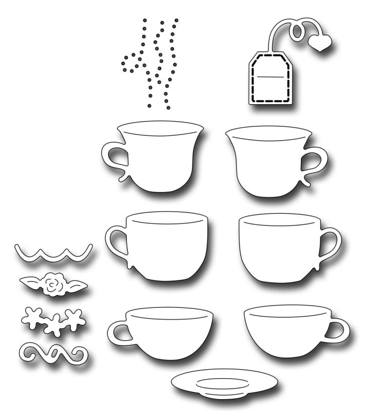 Кружка трафарет