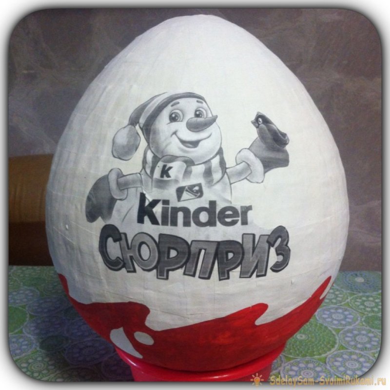 Kinder сюрприз надпись