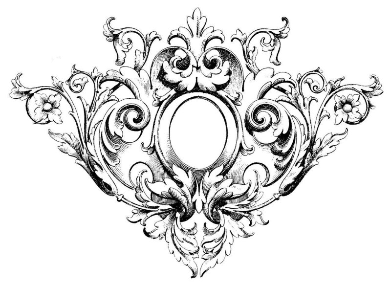 Акант орнамент Барокко