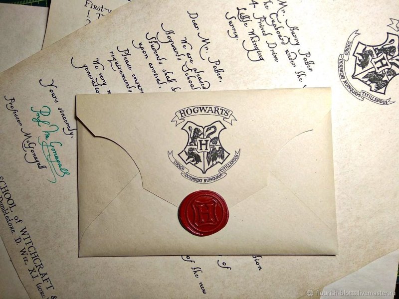 Приглашение Гарри Поттеру из Хогвартса