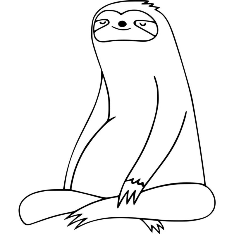 Ленивец для рисования