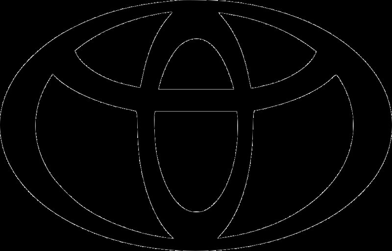 Тойота лого вектор