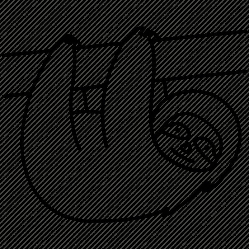 Ленивец рисунок карандашом для детей