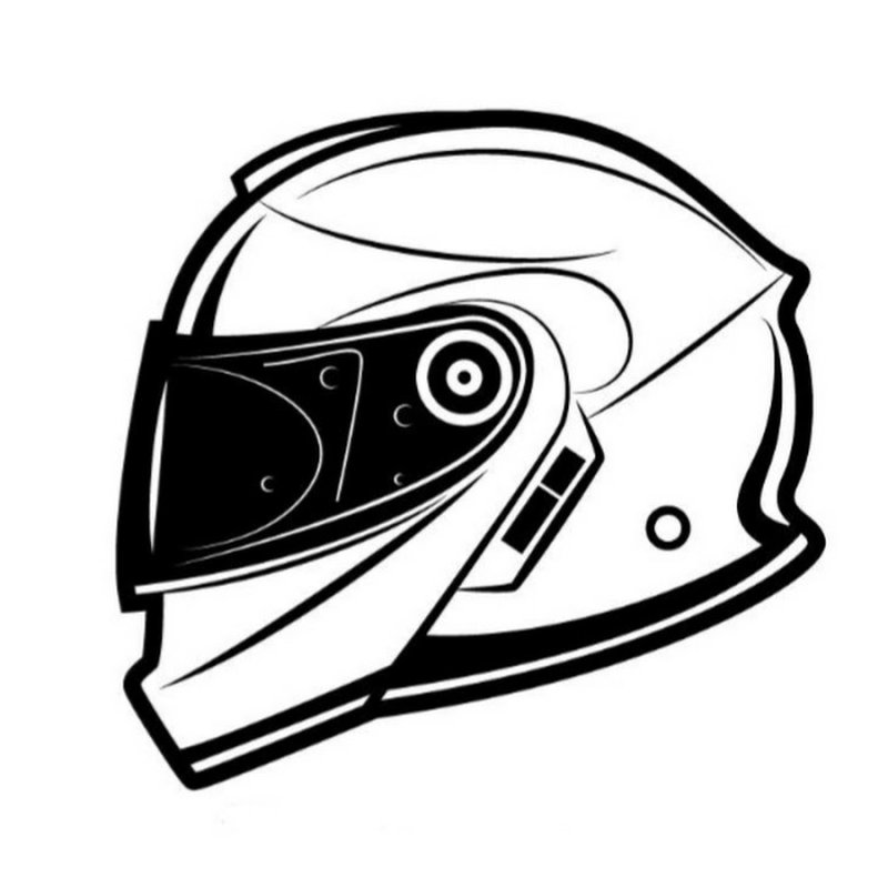 Мотошлем рисунок