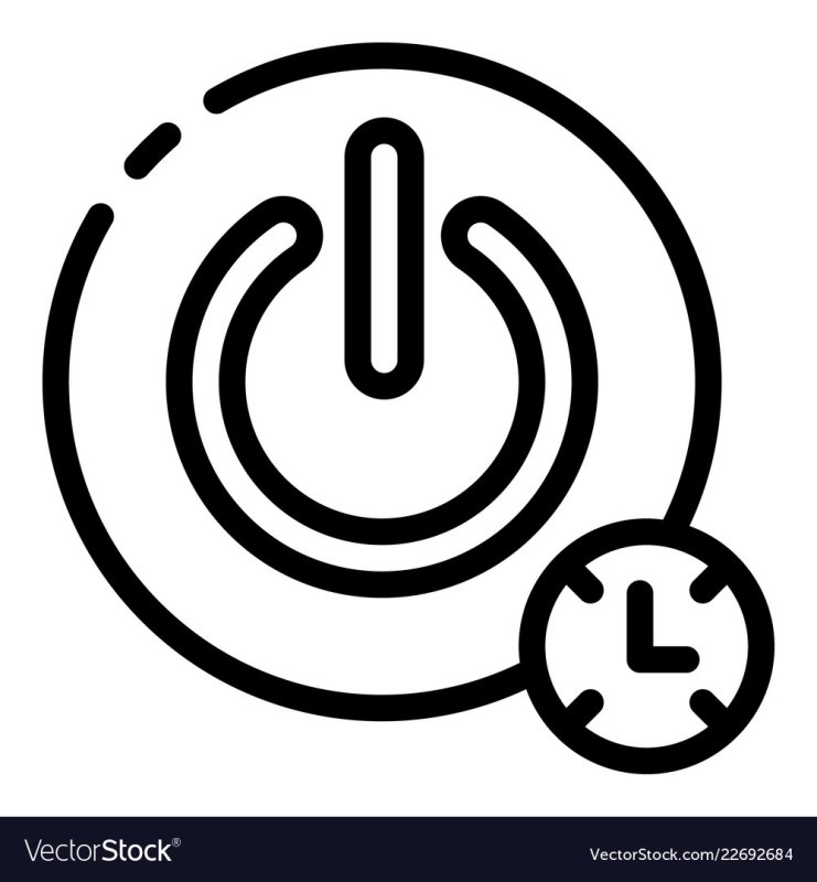 Автоотключение иконка