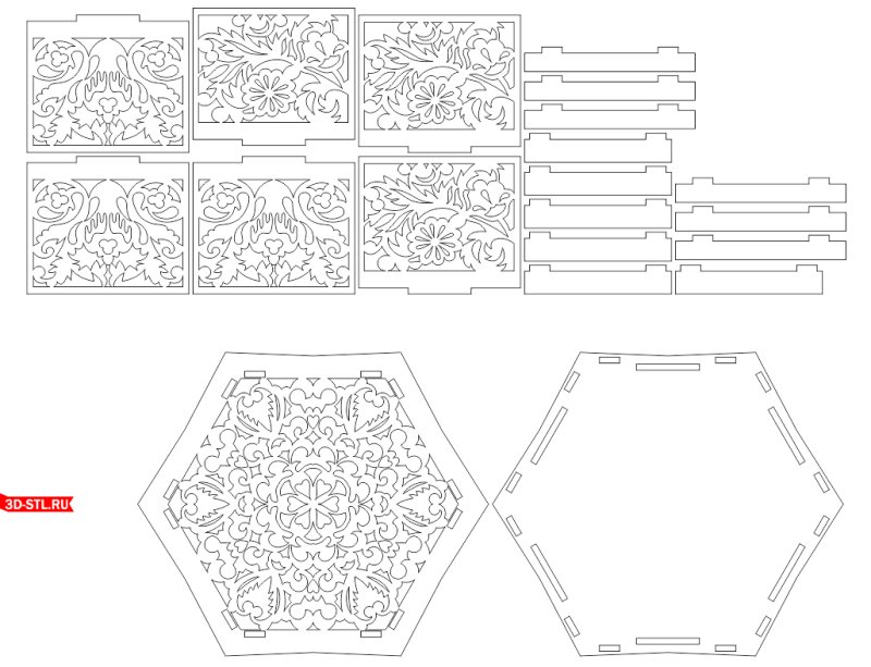 Чертеж дерево ARTCAM ЧПУ
