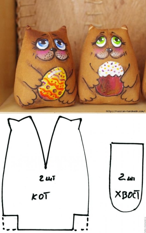 Кофейные коты выкройки