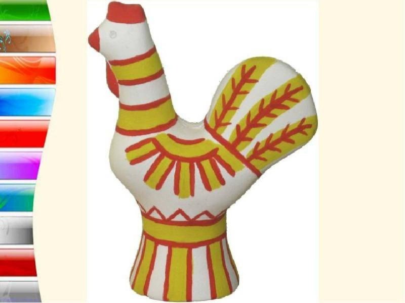 Филимоновская игрушка «петух»