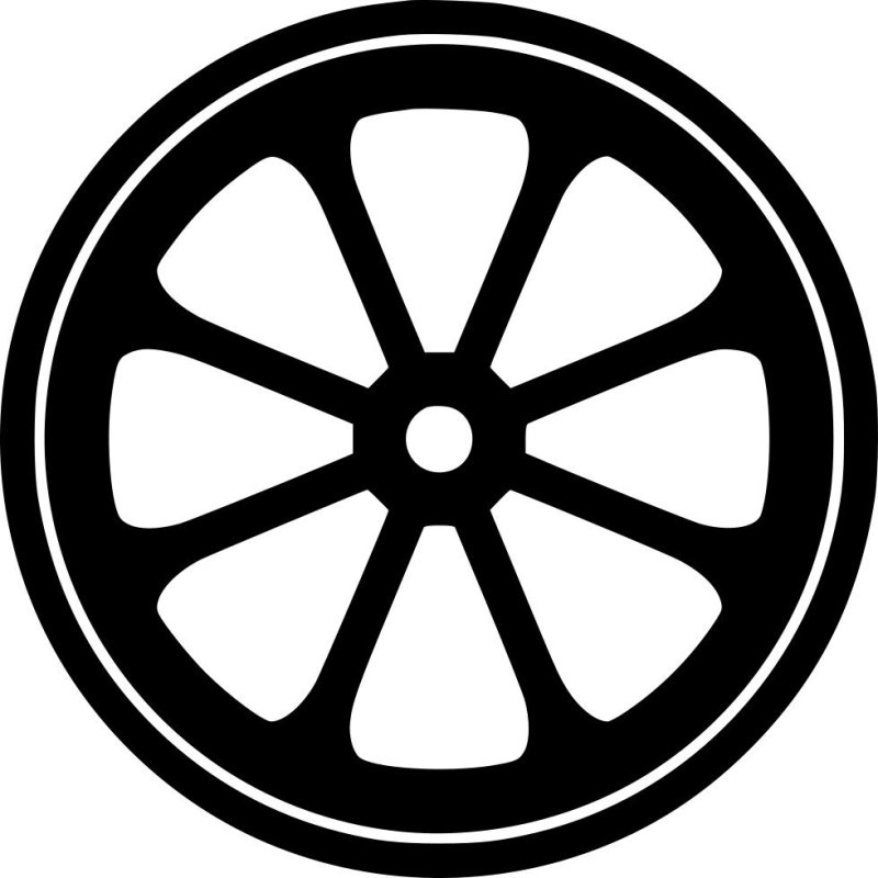 Колесо трафарет