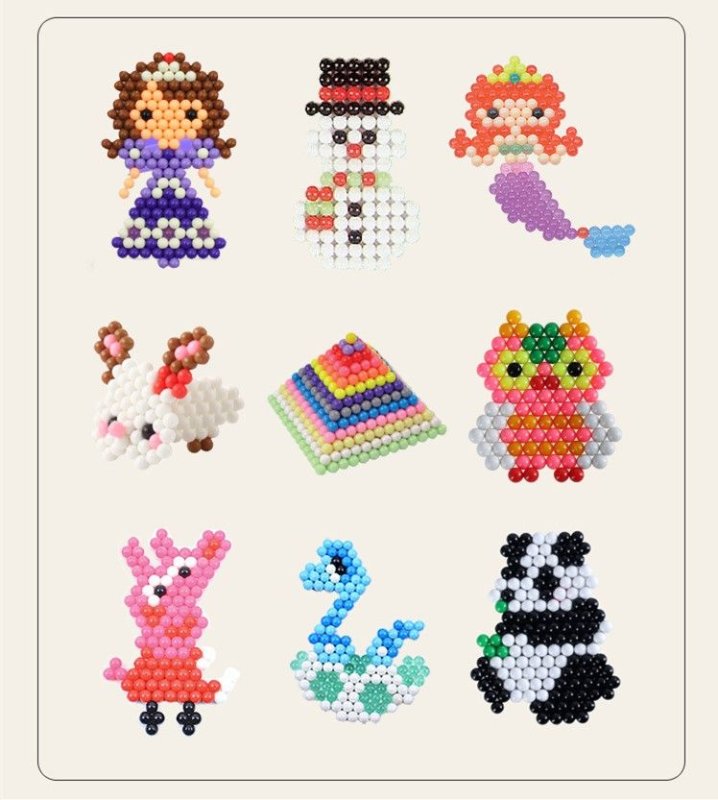 Фигурки Аква Бидс 3д