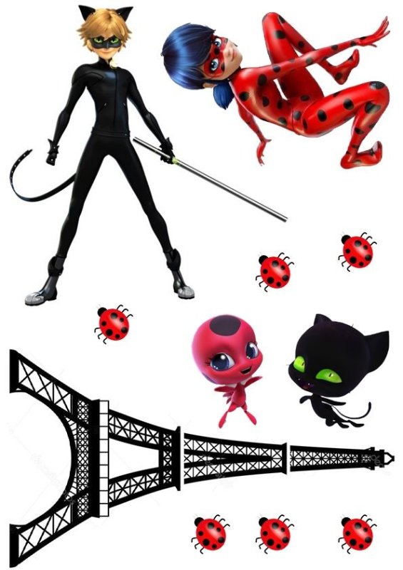 Леди баг и супер кот сахарная печать