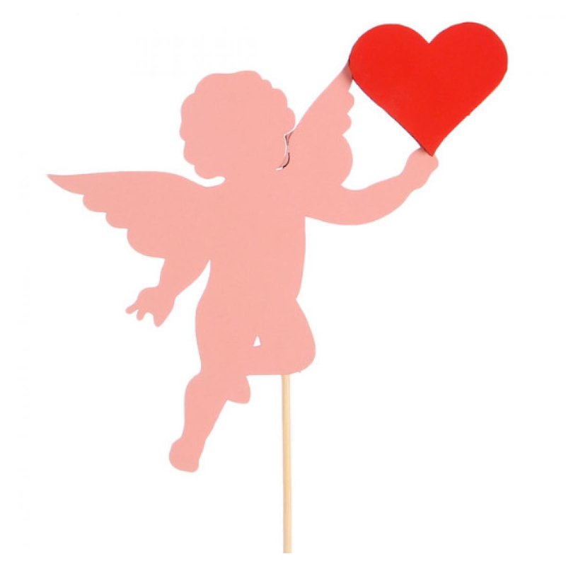 Купидон трафарет