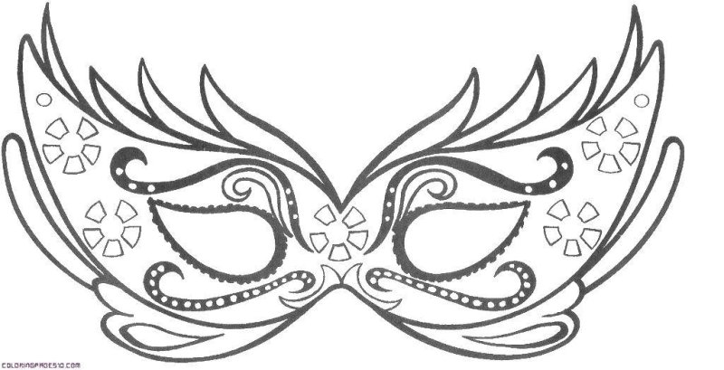 Трафарет - маска