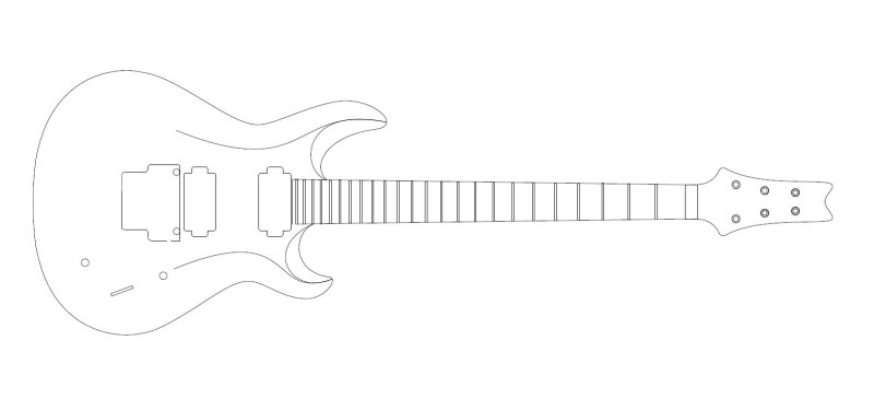 Макет гитары