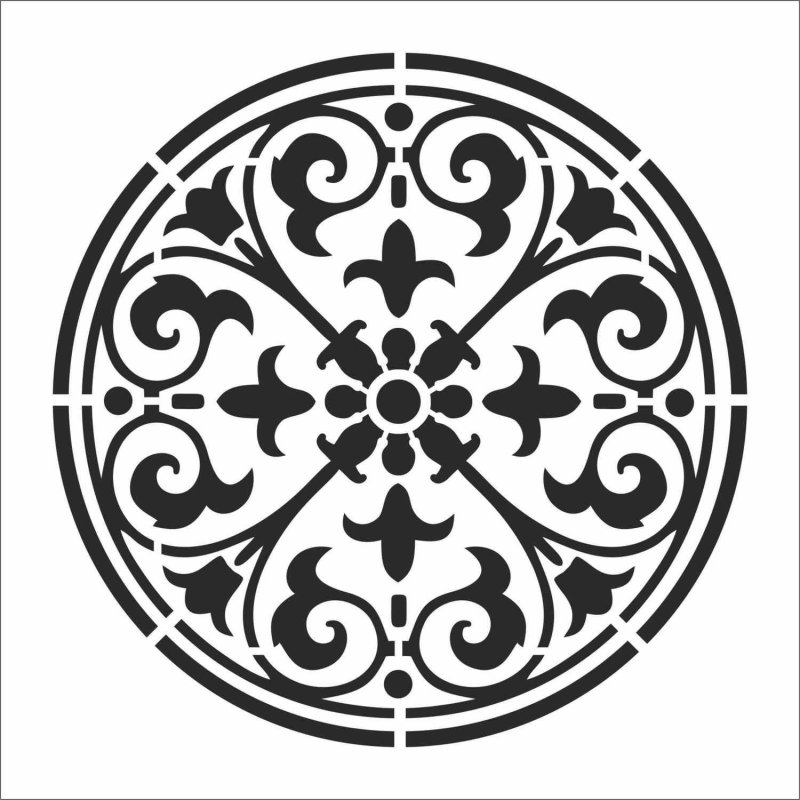 Круглый орнамент