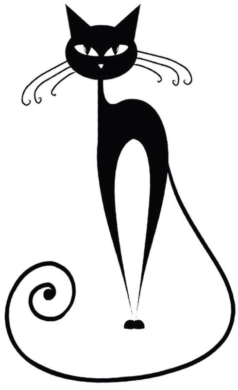 Контур кошки