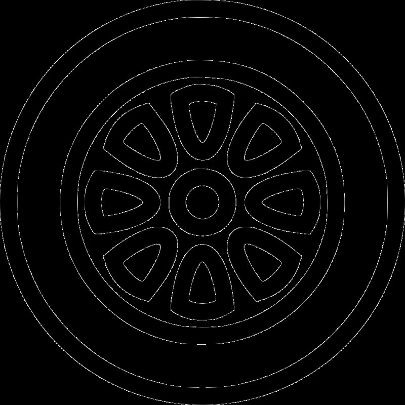 Колесо раскраска