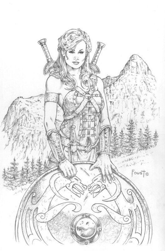 Раскраска Амазонка