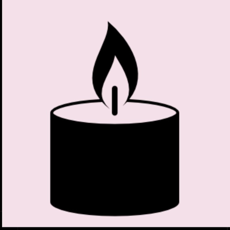 Свеча трафарет