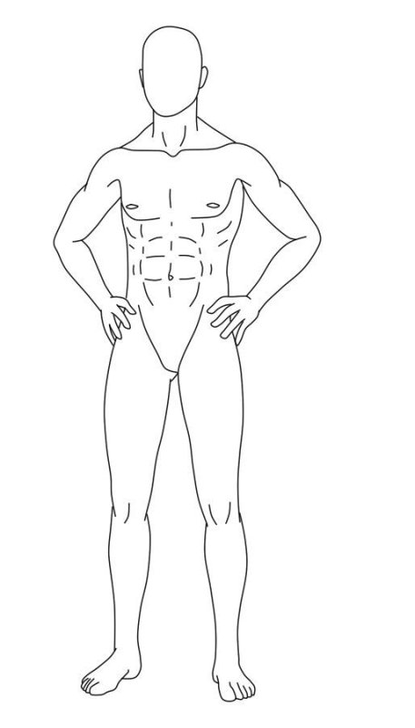 Манекены для рисования мужчин