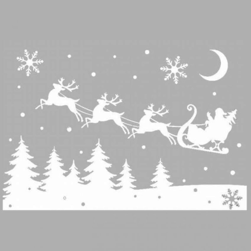 Новогодние узоры на окна