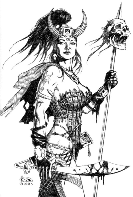 Рисунки карандашомфентези