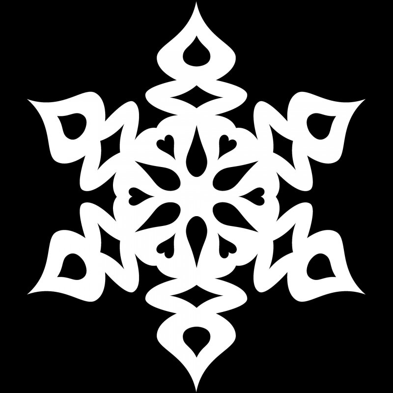 Снежинки для плоттера