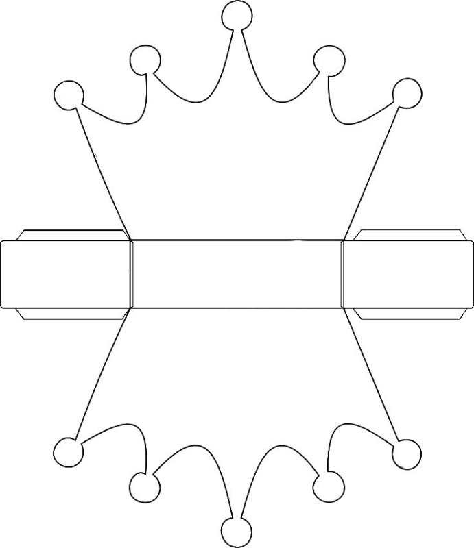 Макет короны