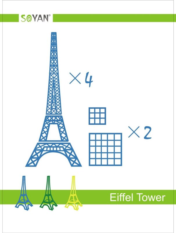 Схема эльфовой башни для 3 д ручки