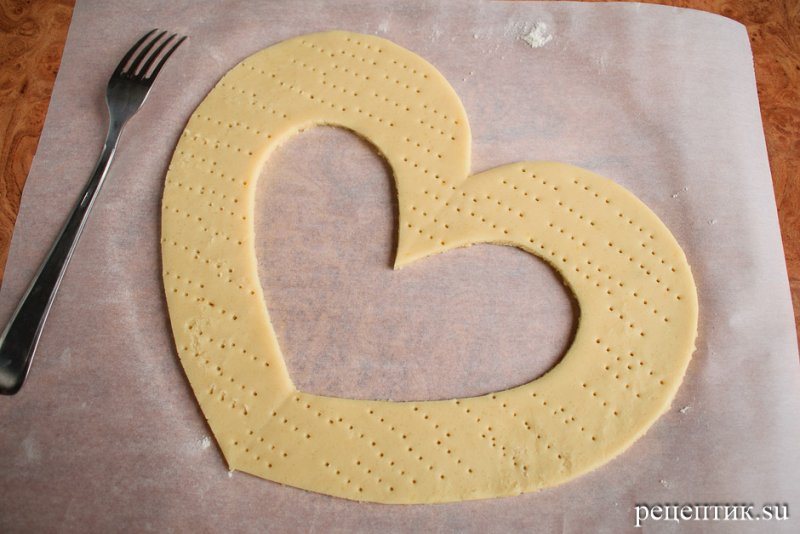 Шаблон сердце для торта