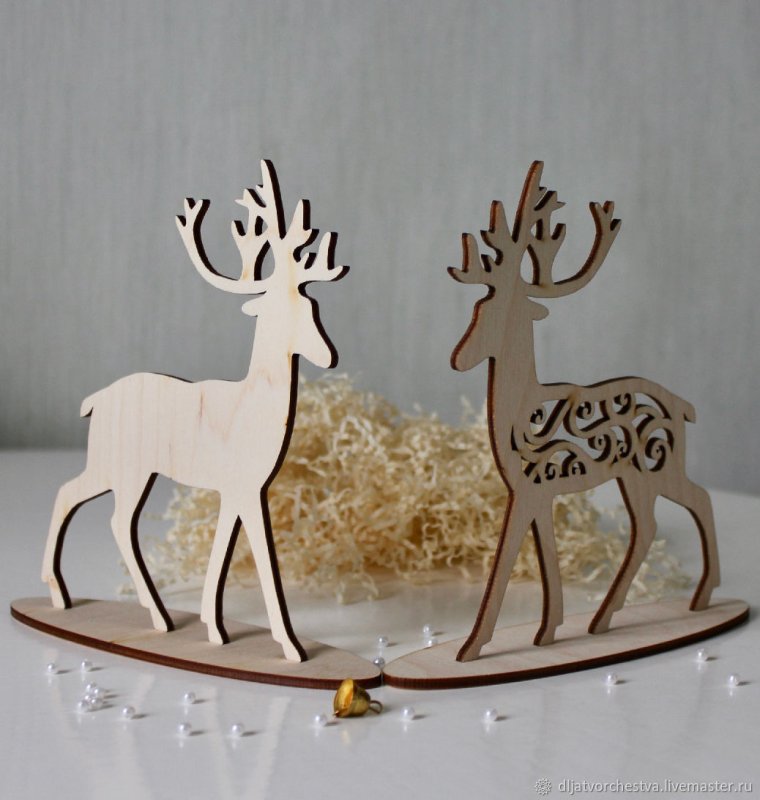 Олень из фанеры