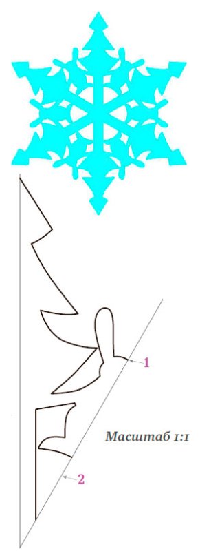 Снежинки схемы для вырезания