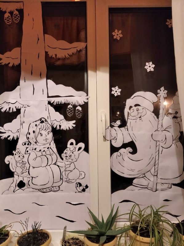 Сказка на окне