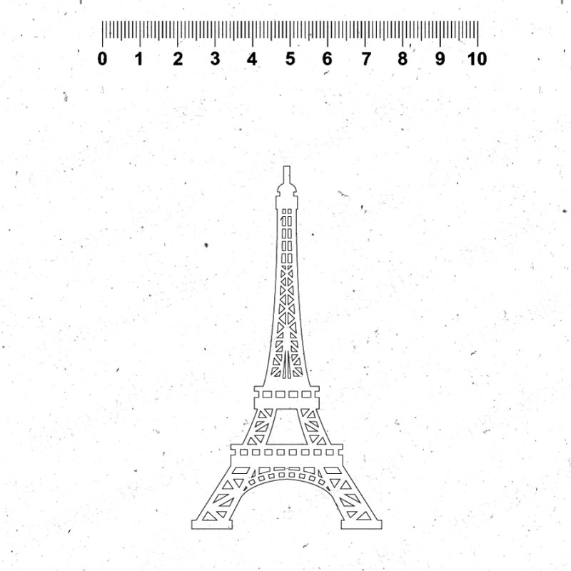 Схема Эйфелевой башни для 3д ручки