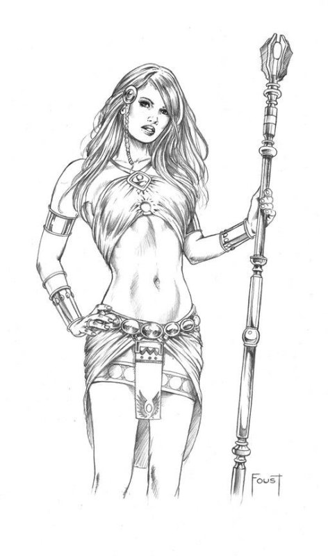 Амазонки рисунки