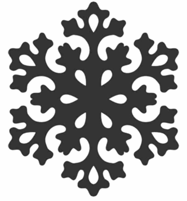 Снежинки векторные