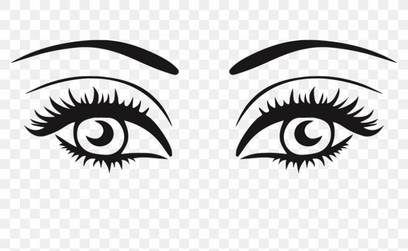 Ресницы силуэт