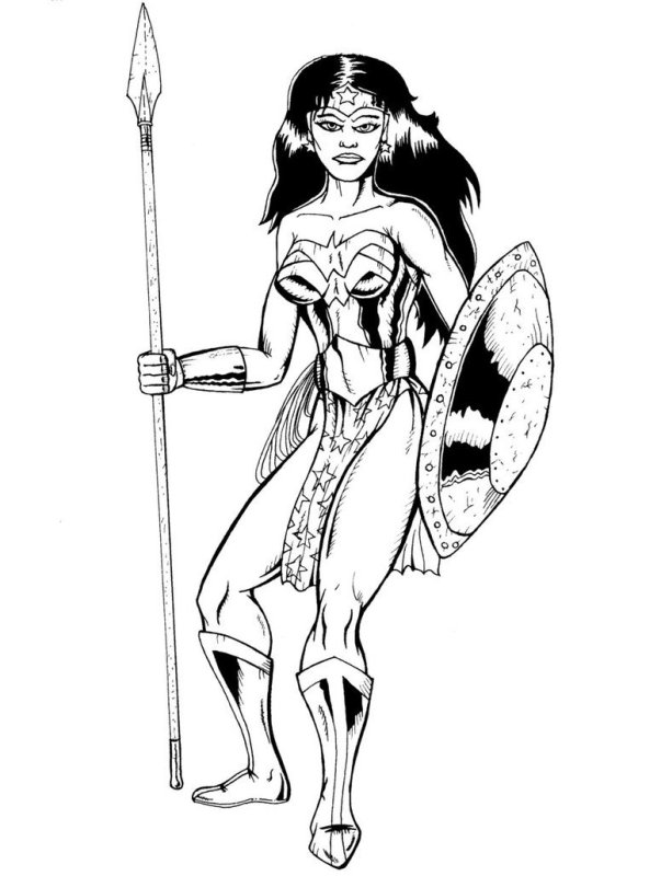 Эскизы амазонки
