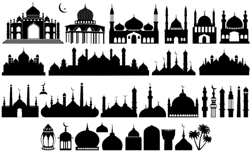 Минарет Бухара вектор